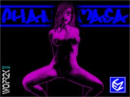 Title screen of Phantomasa on the Sinclair ZX Spectrum.