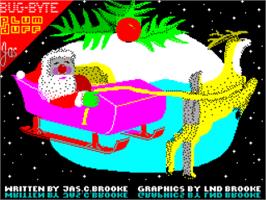 Title screen of Plum Duff on the Sinclair ZX Spectrum.