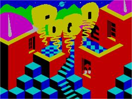 Title screen of Pogo on the Sinclair ZX Spectrum.