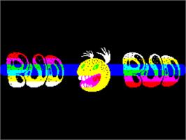Title screen of Pud Pud In Weird World on the Sinclair ZX Spectrum.