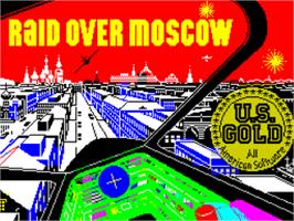 Title screen of Raid Over Moscow on the Sinclair ZX Spectrum.