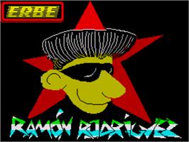 Title screen of Ramon Rodriguez on the Sinclair ZX Spectrum.