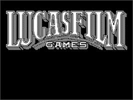 Title screen of Rescue On Fractalus! on the Sinclair ZX Spectrum.