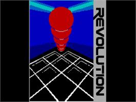 Title screen of Revolution on the Sinclair ZX Spectrum.