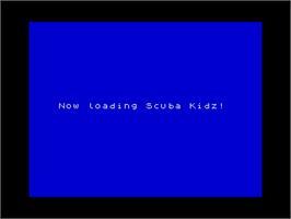Title screen of Scuba Kidz on the Sinclair ZX Spectrum.