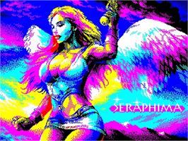 Title screen of Seraphima on the Sinclair ZX Spectrum.