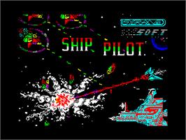 Title screen of Ship on the Sinclair ZX Spectrum.