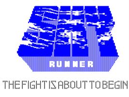 Title screen of Sky Runner on the Sinclair ZX Spectrum.