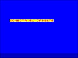 Title screen of Slap Dab on the Sinclair ZX Spectrum.