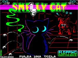Title screen of Smelly Cat on the Sinclair ZX Spectrum.
