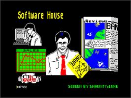 Title screen of Software House on the Sinclair ZX Spectrum.