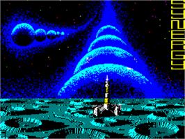 Title screen of Solar Empire on the Sinclair ZX Spectrum.