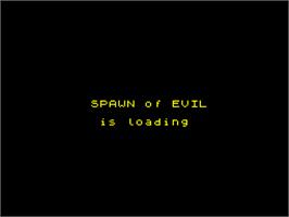 Title screen of Spawn Of Evil on the Sinclair ZX Spectrum.
