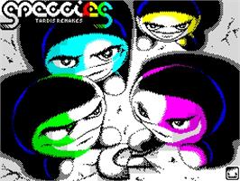 Title screen of Speccies, The on the Sinclair ZX Spectrum.