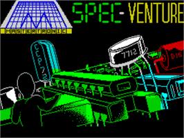Title screen of Specventure on the Sinclair ZX Spectrum.