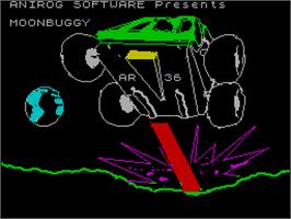 Title screen of Speed Buggy on the Sinclair ZX Spectrum.