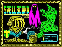 Title screen of Spellbound on the Sinclair ZX Spectrum.