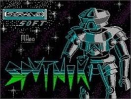 Title screen of Sputnik on the Sinclair ZX Spectrum.