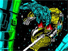 Title screen of St Dragon on the Sinclair ZX Spectrum.