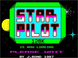 Title screen of Star Pilot on the Sinclair ZX Spectrum.