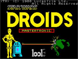 Title screen of Star Rank Boxing on the Sinclair ZX Spectrum.