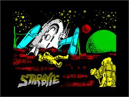 Title screen of Starbyte on the Sinclair ZX Spectrum.