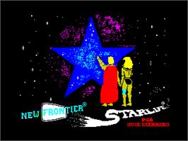 Title screen of Starlife on the Sinclair ZX Spectrum.