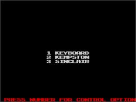 Title screen of Stir Crazy Featuring Bobo on the Sinclair ZX Spectrum.