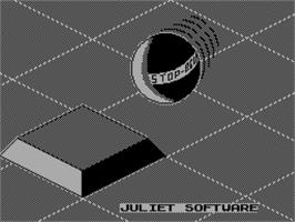 Title screen of Stop Ball on the Sinclair ZX Spectrum.