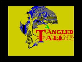 Title screen of Tangled Tale, A on the Sinclair ZX Spectrum.