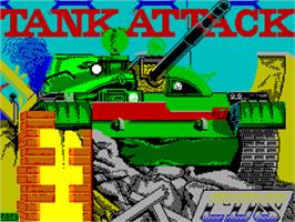 Title screen of Tank Attack on the Sinclair ZX Spectrum.