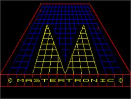 Title screen of Tank Trax on the Sinclair ZX Spectrum.