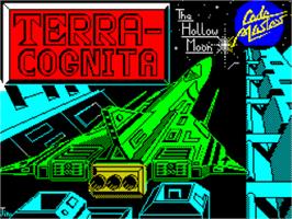 Title screen of Terra Cognita on the Sinclair ZX Spectrum.
