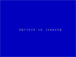 Title screen of The Warlock of Firetop Mountain on the Sinclair ZX Spectrum.