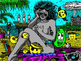 Title screen of Toi Acid Game on the Sinclair ZX Spectrum.