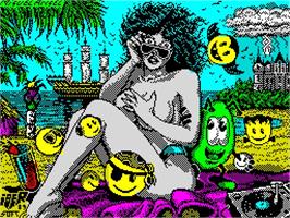 Title screen of Toi Acid Game on the Sinclair ZX Spectrum.