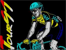 Title screen of Tour 91 on the Sinclair ZX Spectrum.