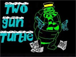 Title screen of Two-gun Turtle on the Sinclair ZX Spectrum.