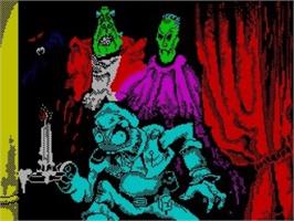 Title screen of Vampire on the Sinclair ZX Spectrum.
