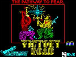 Title screen of Victory Road on the Sinclair ZX Spectrum.