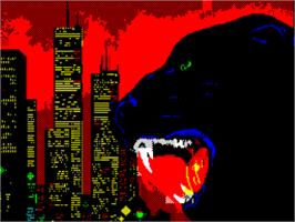 Title screen of Wild Streets on the Sinclair ZX Spectrum.
