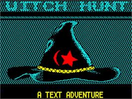 Title screen of Witch Hunt on the Sinclair ZX Spectrum.