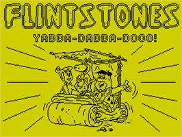 Title screen of Yabba Dabba Doo! on the Sinclair ZX Spectrum.