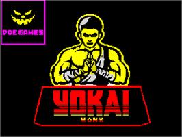 Title screen of Yokai Monk on the Sinclair ZX Spectrum.