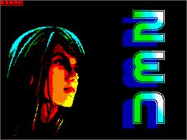 Title screen of Zen on the Sinclair ZX Spectrum.