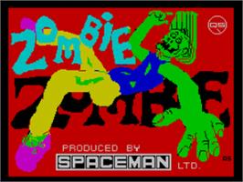 Title screen of Zombie Zombie on the Sinclair ZX Spectrum.