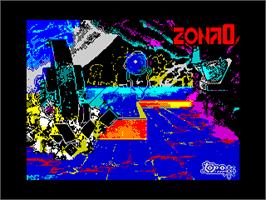 Title screen of Zona 0 on the Sinclair ZX Spectrum.