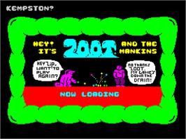 Title screen of Zoot on the Sinclair ZX Spectrum.