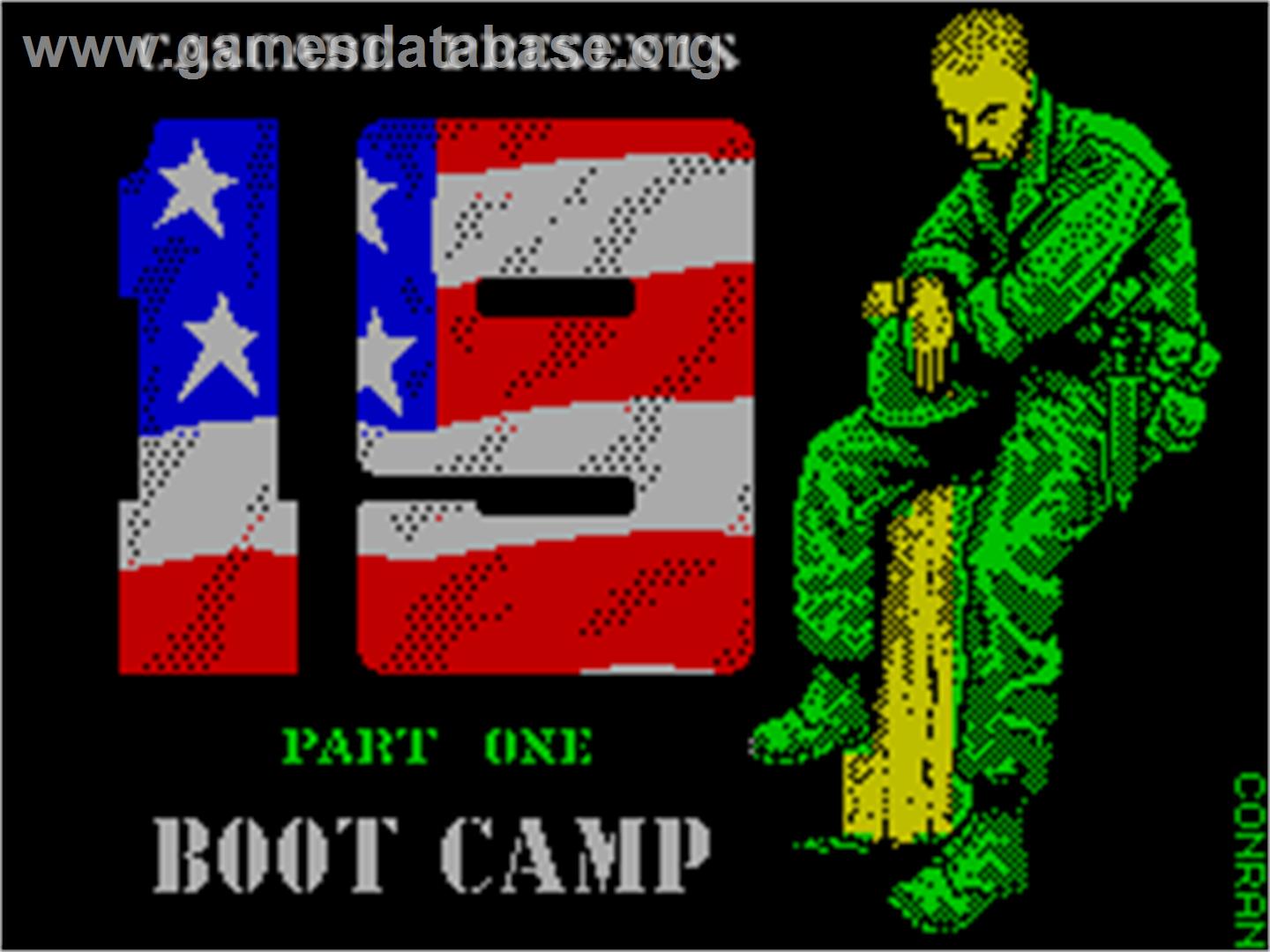 19 Part 1: Boot Camp - Sinclair ZX Spectrum - Artwork - Title Screen