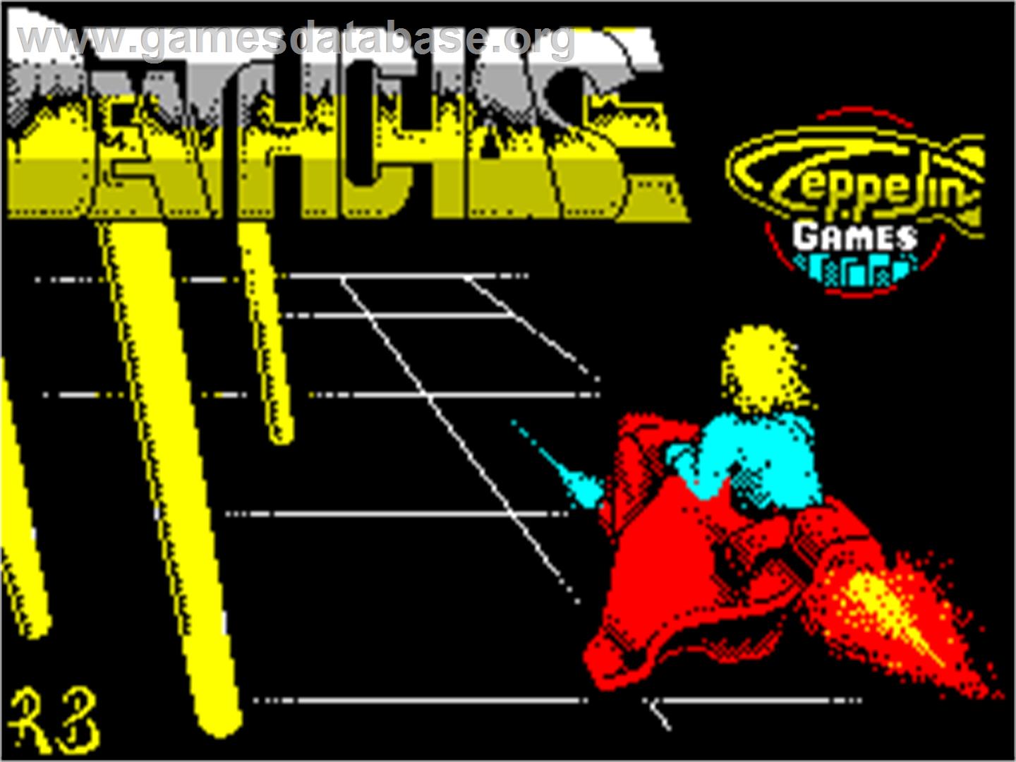 3D Deathchase - Sinclair ZX Spectrum - Artwork - Title Screen